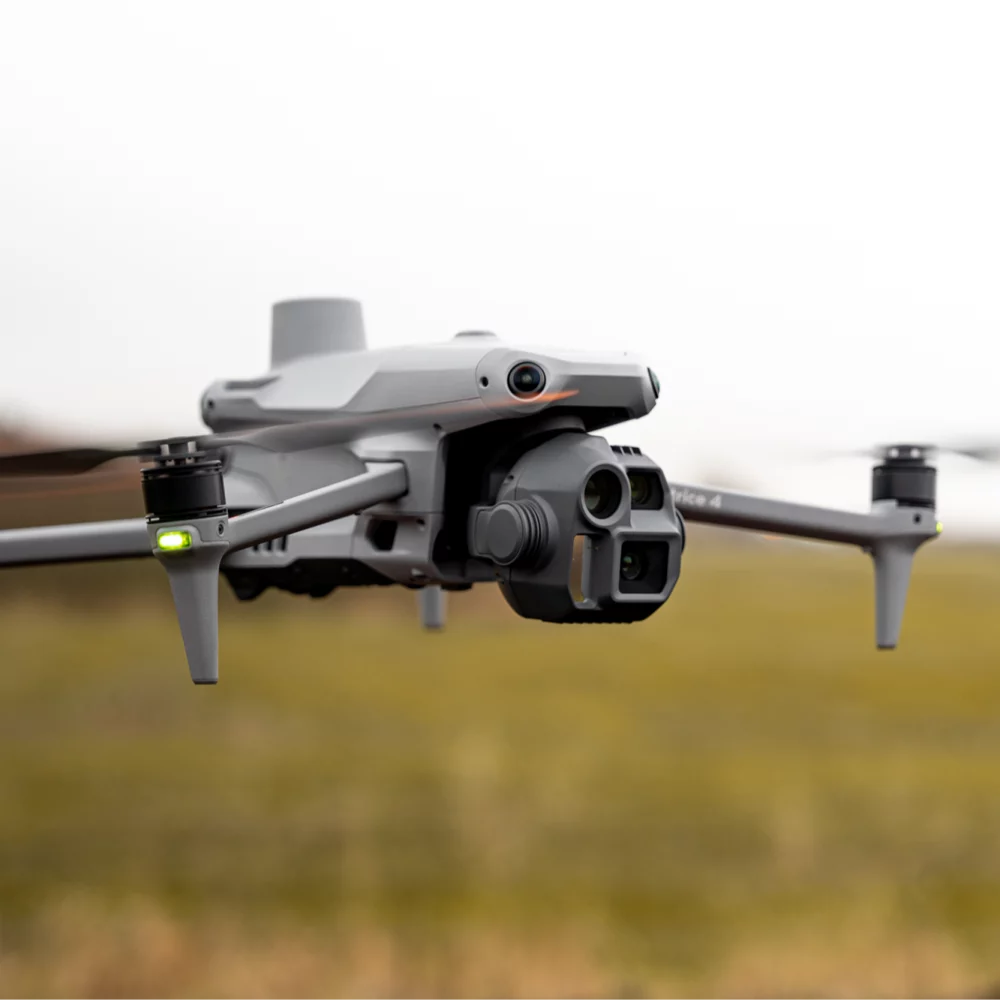 DJI Matrice 4E drone used for professional aerial surveying and mapping in the UK
